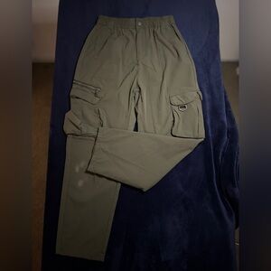 Zara Girls Olive Green Cargo Pants